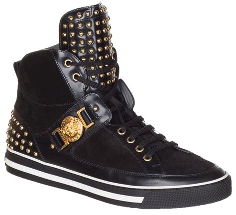 versace couture sneaker|high top Versace sneakers men.